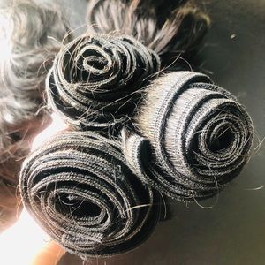 Remy wavy human hair bundles sold